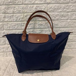 Longchamp Le Pliage Navy Large Shoulder Tote Bag